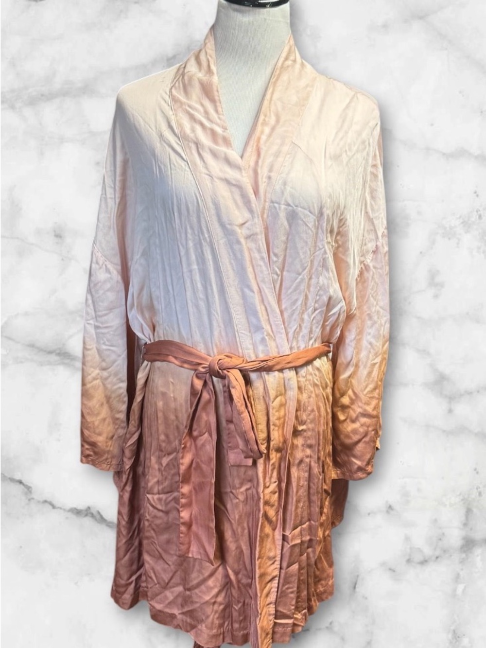 EUC BHLDN Anthropologie Talea dip-die ombré robe SZ S